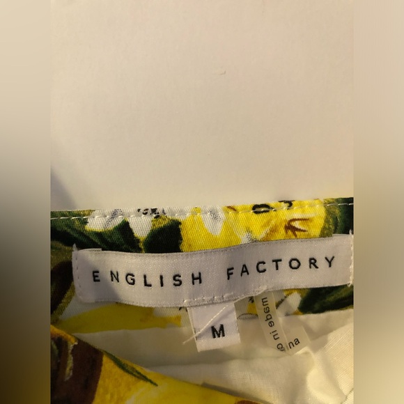 English Factory Drops of Sunshine Lemon Print Dress - Picture 4 of 12